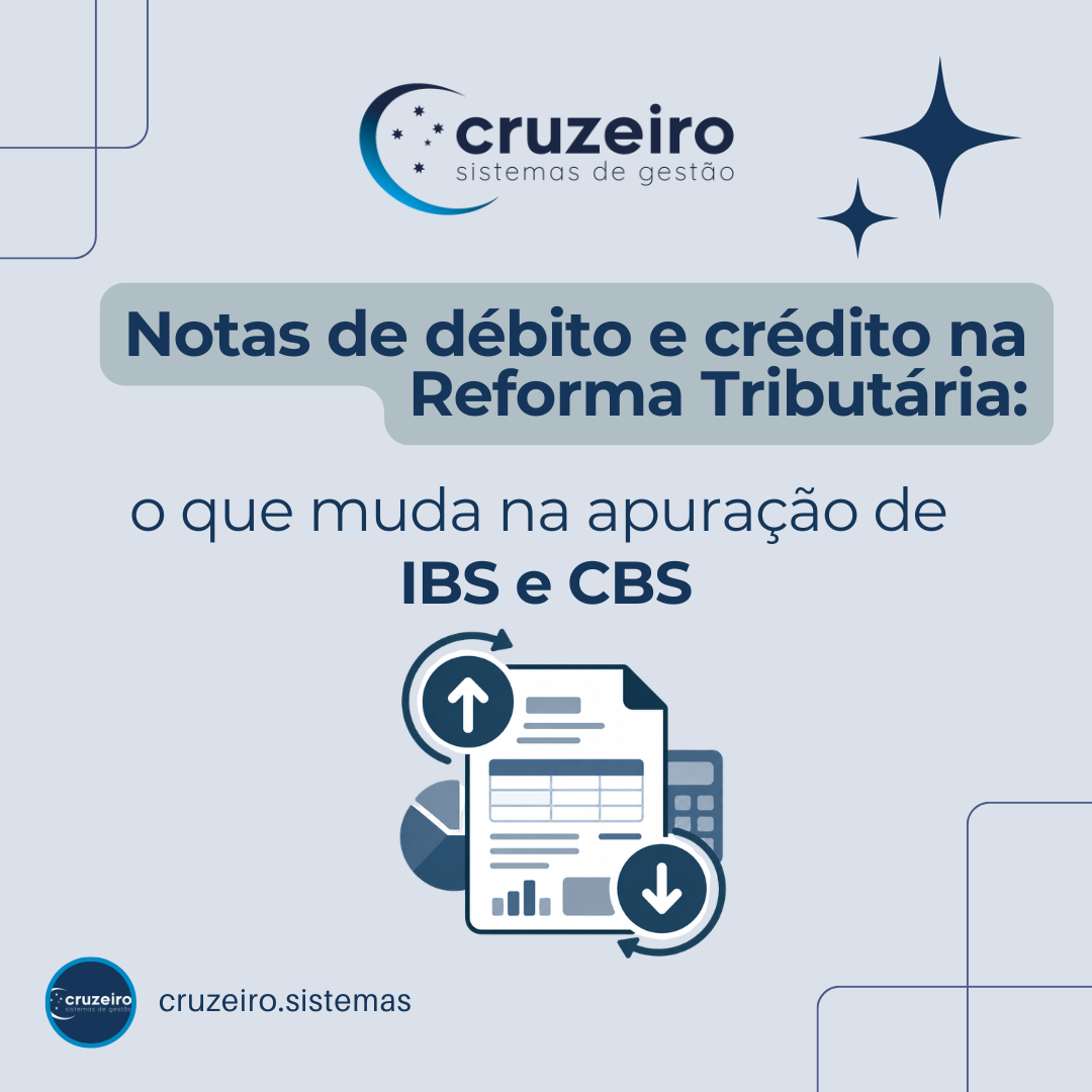 Notas de débito e crédito na Reforma Tributária: o que muda na apuração de IBS e CBS